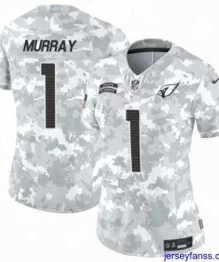Amazing Arizona Cardinals 1 Kyler Murray 2024 F.U.S.E Arctic Camo Salute To Service Limited Stitched Football Jersey