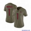 Amazing Arizona Cardinals #1 Kyler Murray Limited Olive 2017 Salute to Service NFL Jersey