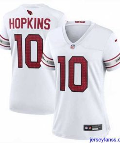 Fantastic Arizona Cardinals 10 DeAndre Hopkins New White Stitched Game Jersey