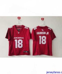 Premium Arizona Cardinals 18 Marvin Harrison Jr Red 2024 F.U.S.E Stitched Jersey