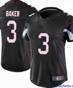 Premium Arizona Cardinals #3 Budda Baker Black Vapor limited Jersey