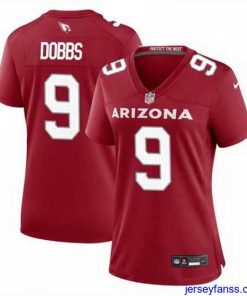 Gorgeous Arizona Cardinals 9 Joshua Dobbs Red 2023 Stitched Jersey  Run Small
