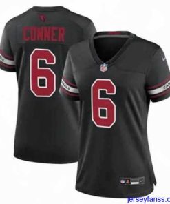 Premium Arizona Cardinals James Conner #6 Black 2024 F.U.S.E Vapor Untouchable Limited Stitched