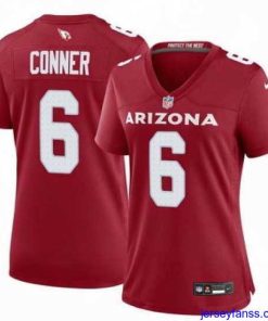 Fantastic Arizona Cardinals James Conner #6 Red 2024 F.U.S.E Vapor Untouchable Limited Stitched