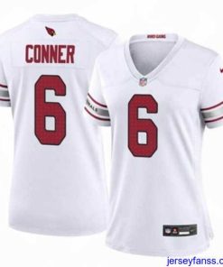 Amazing Arizona Cardinals James Conner #6 White 2024 F.U.S.E Vapor Untouchable Limited Stitched