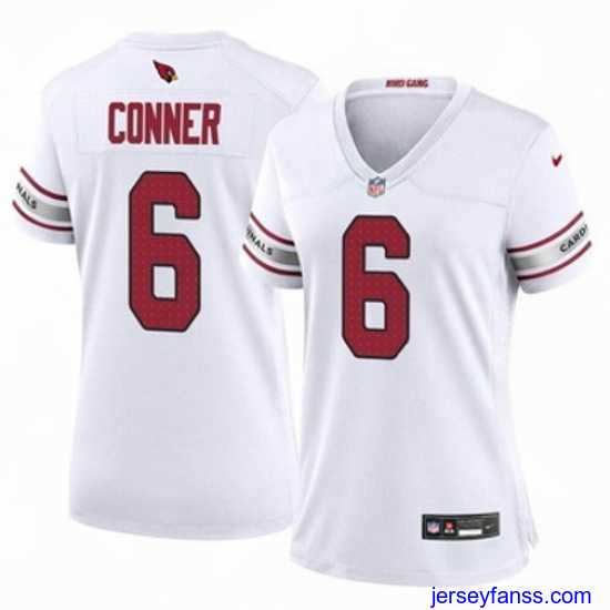 Amazing Arizona Cardinals James Conner #6 White 2024 F.U.S.E Vapor Untouchable Limited Stitched