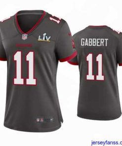 Exclusive Blaine Gabbert Buccaneers Pewter Super Bowl Lv Game Jersey