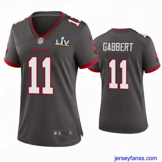 Exclusive Blaine Gabbert Buccaneers Pewter Super Bowl Lv Game Jersey