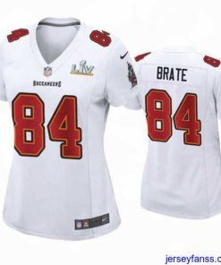 Gorgeous Cameron Brate Buccaneers White Super Bowl Lv Game Fashion Jersey