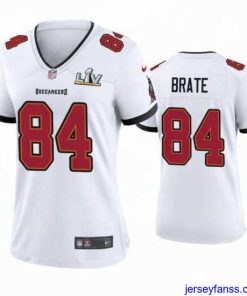 Outstanding Cameron Brate Buccaneers White Super Bowl Lv Game Jersey