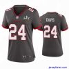 Amazing Carlton Davis Buccaneers Pewter Super Bowl Lv Game Jersey