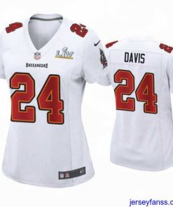 Amazing Carlton Davis Buccaneers White Super Bowl Lv Game Fashion Jersey