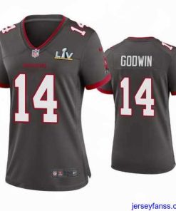 Fantastic Chris Godwin Buccaneers Pewter Super Bowl Lv Game Jersey