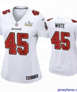 Amazing Devin White Buccaneers White Super Bowl Lv Game Fashion Jersey