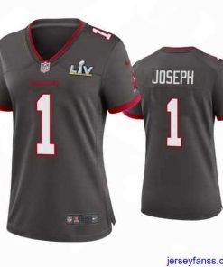 Amazing Greg Joseph Buccaneers Pewter Super Bowl Lv Game Jersey