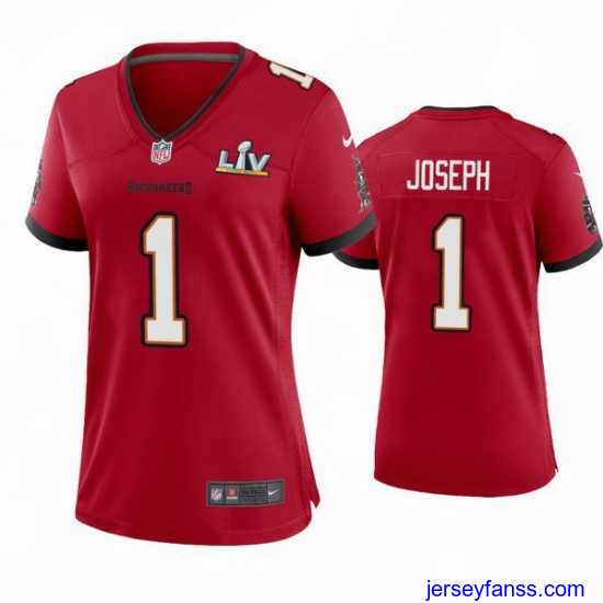 Impressive Greg Joseph Buccaneers Red Super Bowl Lv Game Jersey