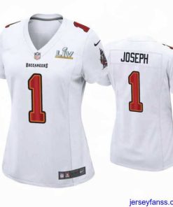 Premium Greg Joseph Buccaneers White Super Bowl Lv Game Fashion Jersey