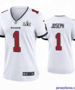 Impressive Greg Joseph Buccaneers White Super Bowl Lv Game Jersey