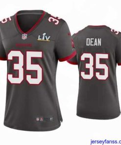 Outstanding Jamel Dean Buccaneers Pewter Super Bowl Lv Game Jersey