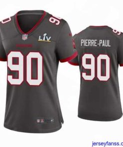 Premium Jason Pierre Paul Buccaneers Pewter Super Bowl Lv Game Jersey