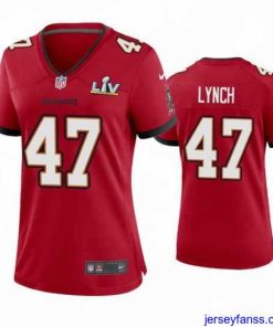 Fantastic John Lynch Buccaneers Red Super Bowl Lv Game Jersey