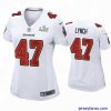 Stylish John Lynch Buccaneers White Super Bowl Lv Game Fashion Jersey