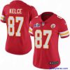 Amazing Kansas City Chiefs 87 Travis Kelce Red Vapor Untouchable Limited Stitched Football 2024 Super Bowl LVIII Jersey