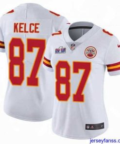 Fantastic Kansas City Chiefs 87 Travis Kelce White Vapor Untouchable Limited Stitched Football 2024 Super Bowl LVIII Jersey