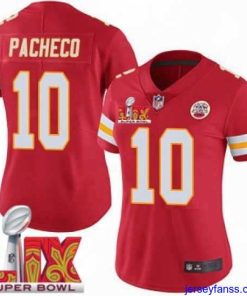 Gorgeous Kansas City Chiefs Isiah Pacheco #10 Red 2024 2025 Super Bowl LIX F.U.S.E Stitched Jersey