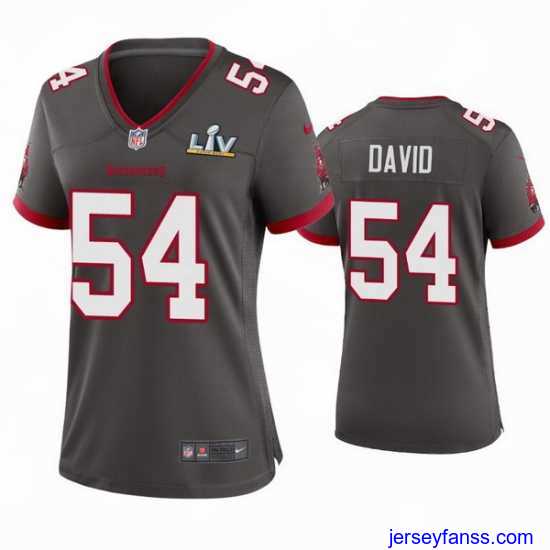 Fantastic Lavonte David Buccaneers Pewter Super Bowl Lv Game Jersey