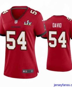 Gorgeous Lavonte David Buccaneers Red Super Bowl Lv Game Jersey
