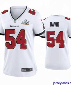 Premium Lavonte David Buccaneers White Super Bowl Lv Game Jersey
