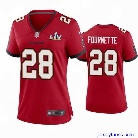 Impressive Leonard Fournette Buccaneers Red Super Bowl Lv Game Jersey