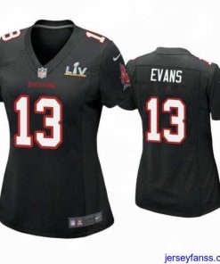 Premium Mike Evans Buccaneers Black Super Bowl Lv Game Fashion Jersey
