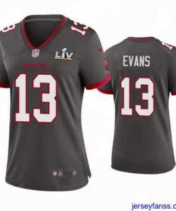 Outstanding Mike Evans Buccaneers Pewter Super Bowl Lv Game Jersey