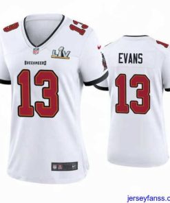 Gorgeous Mike Evans Buccaneers White Super Bowl Lv Game Jersey