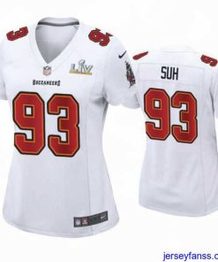Stylish Ndamukong Suh Buccaneers White Super Bowl Lv Game Fashion Jersey