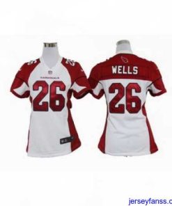 Premium Nike Arizona Cardinals 26# Chris Wells White Jerseys