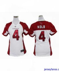 Premium Nike Arizona Cardinals 4# Kevin Kolb White Jerseys
