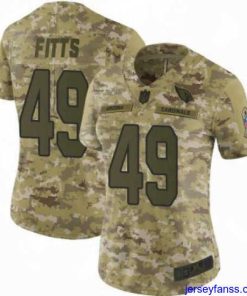 Exclusive Nike Arizona Cardinals 49 Kylie Fitts Limited 2018 Salute To Sercie Vapor Untouchable Jersey