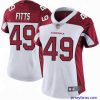 Premium Nike Arizona Cardinals 49 Kylie Fitts Limited Cardinal White Vapor Untouchable Jersey
