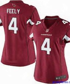 Fantastic Nike Cardinals 4 Jay Feely Red Game Jersey