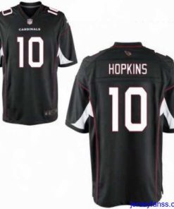 Impressive Nike DeAndre Hopkins Cardinal Arizona Cardinals Black Game Jersey