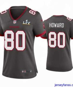 Premium O.J. Howard Buccaneers Pewter Super Bowl Lv Game Jersey