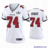 Amazing Paul Gruber Buccaneers White Super Bowl Lv Game Jersey