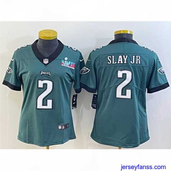 Gorgeous Philadelphia Eagles 2 Darius Slay Jr Green Super Bowl LVII PatchVapor Untouchable Limited Stitched Football Jersey