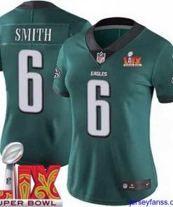 Exclusive Philadelphia Eagles DeVonta Smith #6 Green 2024 2025 Super Bowl LIX F.U.S.E Stitched NFL Jersey