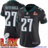Amazing Philadelphia Eagles Quinyon Mitchell #27 Black 2024 2025 Super Bowl LIX F.U.S.E Stitched NFL Jersey
