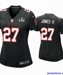 Gorgeous Ronald Jones Ii Buccaneers Black Super Bowl Lv Game Fashion Jersey