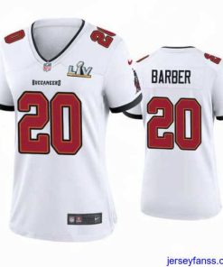 Gorgeous Ronde Barber Buccaneers White Super Bowl Lv Game Jersey